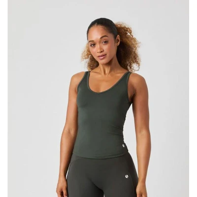 Afbeelding van Björn Borg ACE DEEP V NECK TANK Top, Dames, Maat: 42, Peat