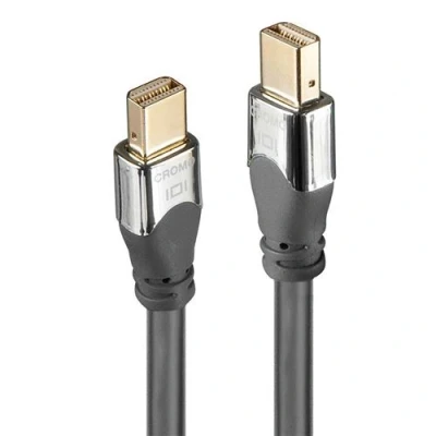 Image de Lindy CROMO Câble DisplayPort Mini (M) pour 1.2 2 m rond support 4K gris