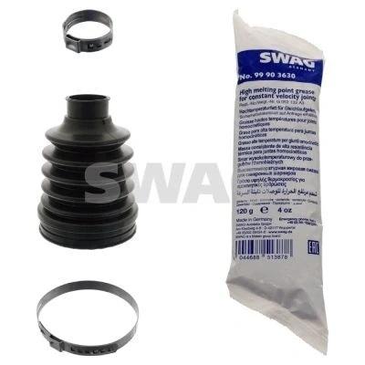 Afbeelding van SWAG 60 10 0190 Aandrijfashoes Versnellingsbak zijde, Vooras rechts Thermoplastic RENAULT: CLIO 2, 3, 2 Kasten