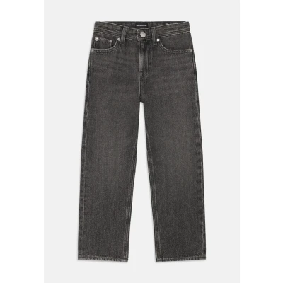 Afbeelding van Jack &amp; Jones Junior Jjichris Jjoriginal Straight leg jeans voor kinderen, Maat: 128, Black denim