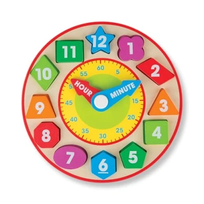 Image de Horloge de tri formes Melissa &amp; Doug