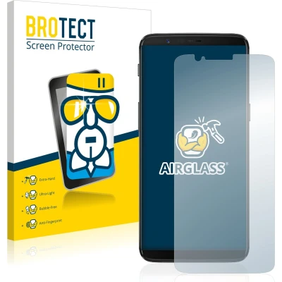 Afbeelding van BROTECT Screenprotector voor OnePlus 5T Folie Beschermfolie Beschermglas transparant