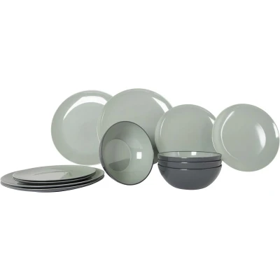 Afbeelding van Gimex Vivid Line Servies Groen 12 Delig