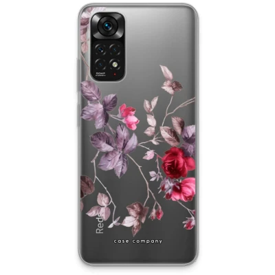 Afbeelding van Case Company® hoesje geschikt voor Xiaomi Redmi Note 11S Mooie bloemen Soft Cover Telefoonhoesje Bescherming aan alle Kanten en Schermrand