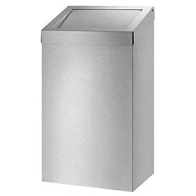 Afbeelding van Dutch Bins afvalbak 50 liter Gesloten Kleur: RVS
