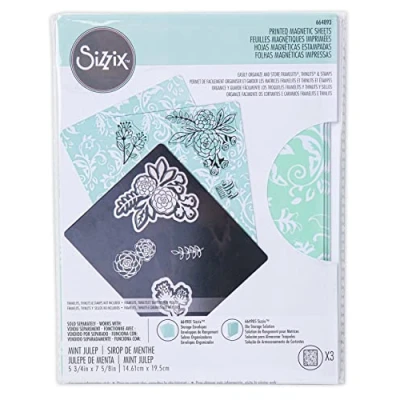 Afbeelding van Sizzix Storage printed magnetic sheets 19.5x14.6cm