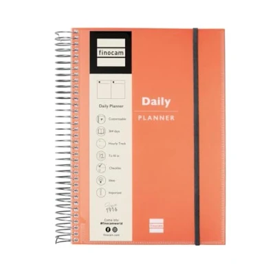Image de Finocam Agenda non daté Mytime 1 jour par page internationale