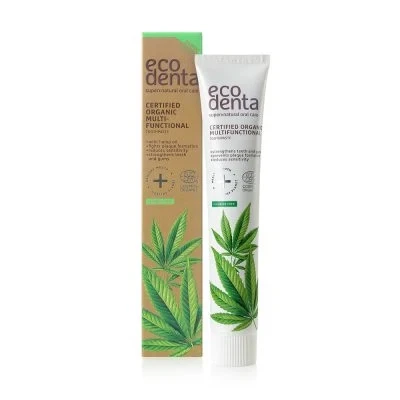Afbeelding van 3x Ecodenta Tandpasta Met Hennepolie 75 ml