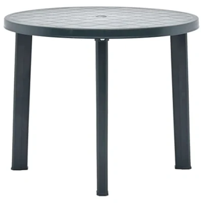 Afbeelding van Tuintafel 89 cm kunststof groen