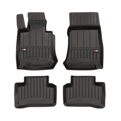 Afbeelding van FROGUM 3D407770 Vloermatset Rubber voor en achter 4 Zwart Op maat gemaakt MERCEDES BENZ: GLC Off Road