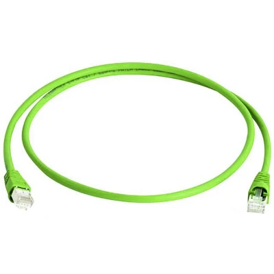Afbeelding van Telegärtner L00006A0037 RJ45 Netwerkkabel, patchkabel CAT 6A S/FTP 15.00 m Groen Vlambestendig, Snagless, Pair afscherm