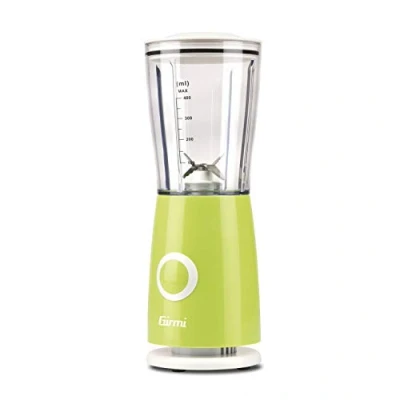 Afbeelding van Girmi FR03 Elektrische mixer, 170 W, 4 roestvrijstalen messen, 400 ml, maatbeker, groen