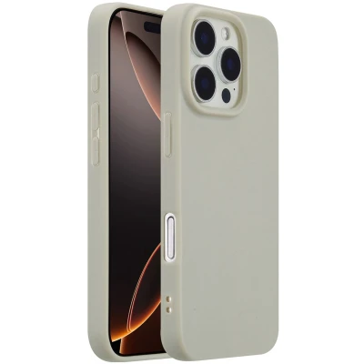 Afbeelding van imoshion Hoesje Geschikt voor iPhone 16 Pro Color Backcover Grijs