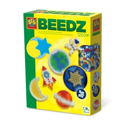Afbeelding van SES Creative Beedz Strijkkralen Glow in the Dark Ruimte