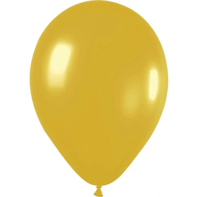 Afbeelding van Gouden ballonnen metallic 10 stuks (multi)