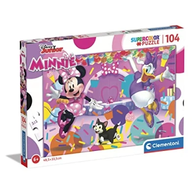 Afbeelding van Kinderpuzzel Clementoni SuperColor Minnie 25735 48,5 x 33,5 cm 104 Onderdelen