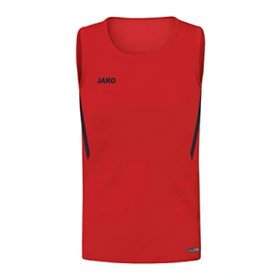 Afbeelding van JAKO Challenge Tanktop voor kinderen, uniseks, Rood/Zwart