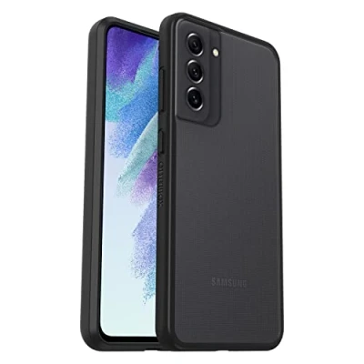 Afbeelding van OtterBox React Samsung Galaxy S21 FE hoesje Transparant/zwart