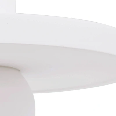 Afbeelding van Lindby hanglamp 1licht Gips, glas E27 wit