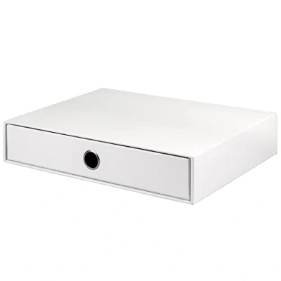 Afbeelding van Rössler Papier S.O.H.O. 1524452090 ladebox DIN A4 met greepvergrendeling, speciale editie, wit, 343 x 250 65 mm, 1 stuk