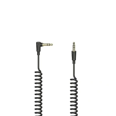 Afbeelding van Hama &quot;Flexi Slim&quot;, 3.5mm, Mannelijk, 0,75 m, Zwart