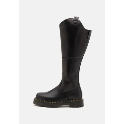 Afbeelding van Dr. Martens Amaayah HI Plateaulaarzen, Dames, Maat: 36, Black orleans Leer en textiel