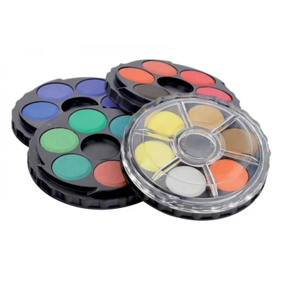 Afbeelding van Aquarelverf carrousel 24 kleuren