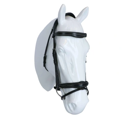 Afbeelding van Equiline Hoofdstel JP Anatomisch Light Zwart Full