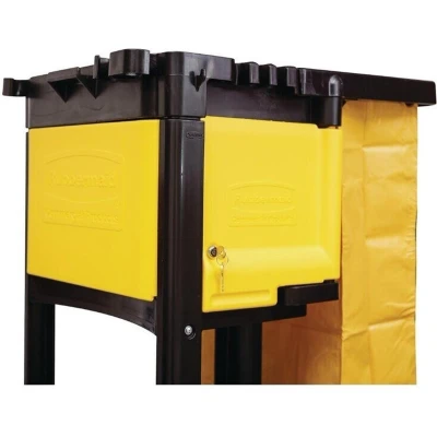 Afbeelding van Rubbermaid kist met slot voor schoonmaaktrolley L658