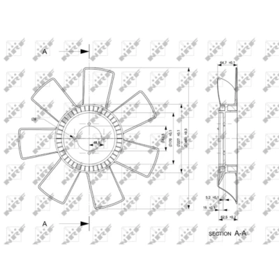 Afbeelding van NRF 49844 Koelventilator