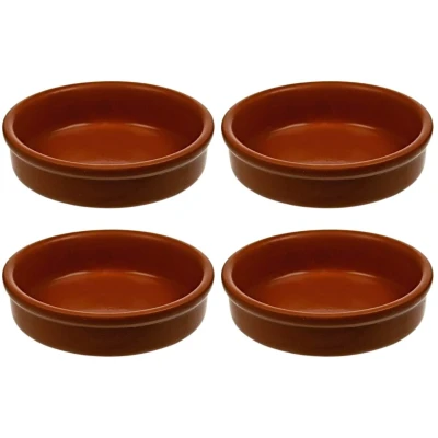 Afbeelding van Cosy &amp; Trendy Crème brûlée Schaaltje Terracotta Ø12 cm 4 stuks