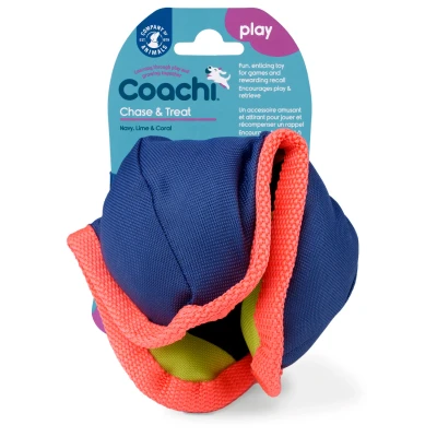 Afbeelding van Coachi Chase &amp; Treat Hondenopvoeding Navy Lime Coral