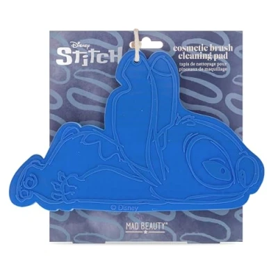 Afbeelding van Mad Beauty Reinigingsmat voor Stitch Disney Denim make up kwasten