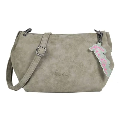Afbeelding van Fritzi aus Preußen Schoudertas Joshi03 Vintage Crossbody Bag Moss Kaki