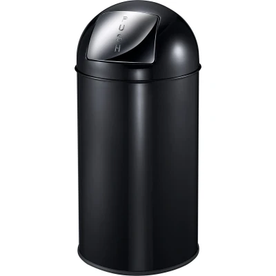 Afbeelding van Afvalbak 40ltr Eko Pushcan zwart