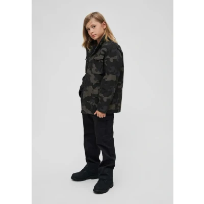 Afbeelding van Brandit Jas voor kinderen, Maat: 134/140, Dark camouflage