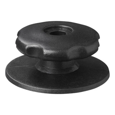 Afbeelding van Pro Plus Koordhouder Rond Ø 29/38 x 17 mm Kunststof Zwart