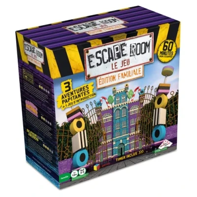Afbeelding van RIVIERA GAMES Escape Room Le Game familie editie 3 Candy Factory, rode baard en superhelden