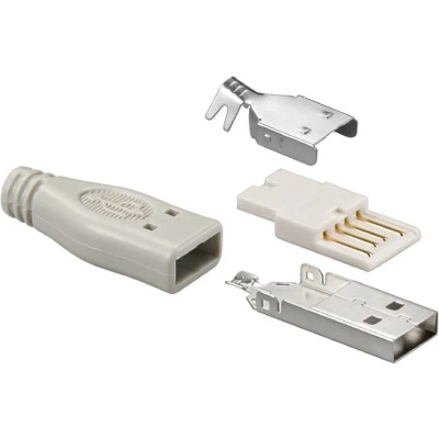 Afbeelding van Goobay USB A connector om zelf te solderen