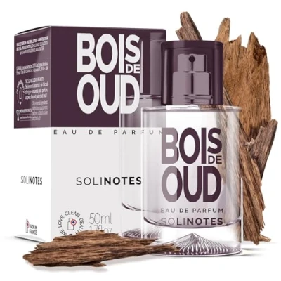 Afbeelding van SOLINOTES Bois de Oud parfum voor dames, bloemige en rustgevende geur, perfect cadeau haar, 50 ml