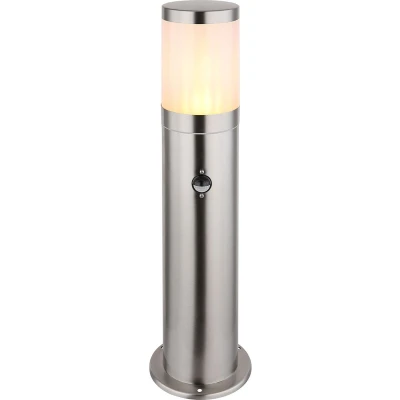 Afbeelding van Globo vloerlamp Xeloo zilver metaal 14 cm E27 fitting 32015S