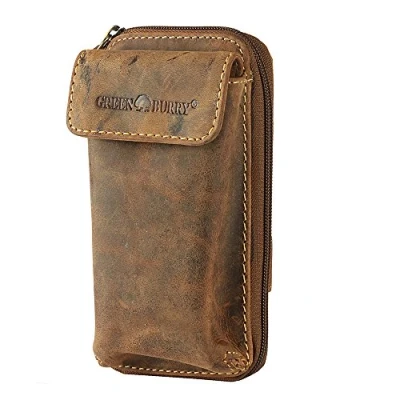 Afbeelding van Greenburry Vintage heuptasje leer 14,5 cm