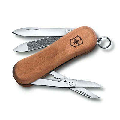 Afbeelding van Victorinox EvoWood 81 Zakmes 5 Functies Walnoten