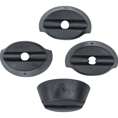 Afbeelding van Basil Buddy Rubberen Ringen Set van 4 Zwart