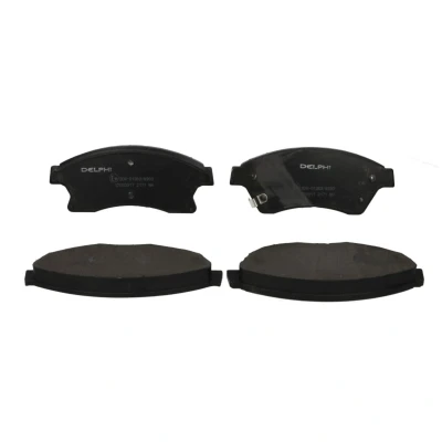 Afbeelding van DELPHI LP2171 Remblokkenset Met akoestische slijtagewaarschuwing anti kreukplaat Zonder toebehoren OPEL: Astra J Hatchback, Sports Tourer