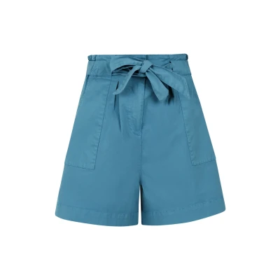 Afbeelding van Protest Prtemma Korte broek Dames Hoge taille Koordsluiting Raku Blue