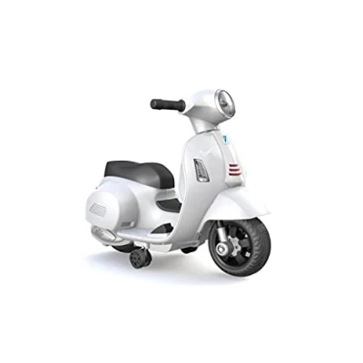 Afbeelding van TURBO CHALLENGE Vespa GTS Elektrische drager 119150 Scooter Wit Rijklaar 25Kg Max Plastic Oplaadbare batterijen Vanaf 18 maanden
