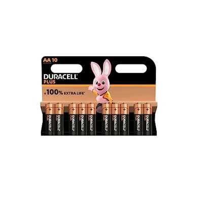 Afbeelding van 10 x Duracell AA Plus (1 lamp met batterijen), stylus batterijen (LR6/MN1500)