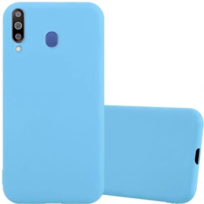 Afbeelding van Cadorabo Hoesje geschikt voor Samsung Galaxy M30 / A40s in CANDY BLAUW Beschermhoes gemaakt van flexibel TPU silicone Case Cover