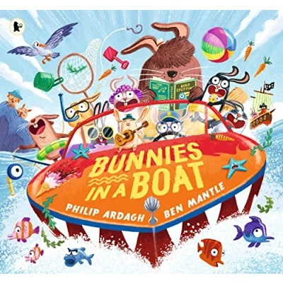 Afbeelding van Sunny Town Bunnies in a Boat